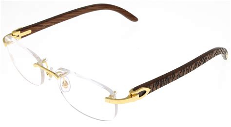 cartier rimless prescription glasses